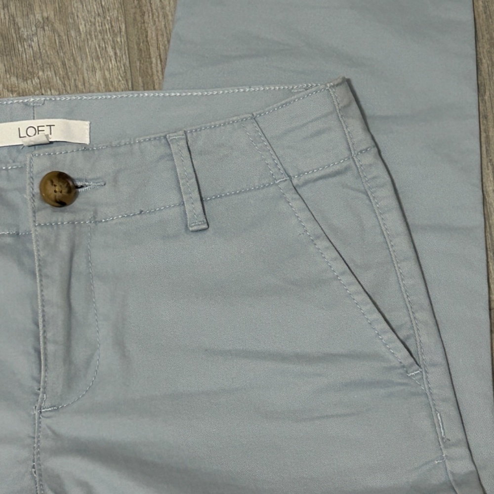 🚫SOLD!!!🚫Women's LOFT Light Blue Slim Chino - 0P